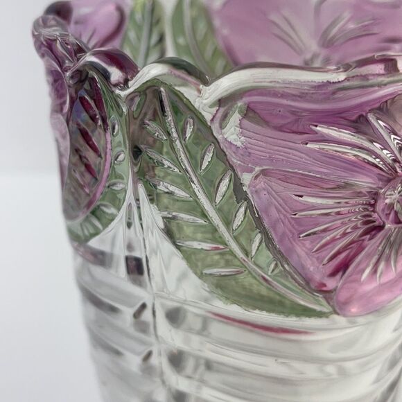 Crystal Clear 24% Lead Crystal Etched Vases (2) - Picture 10 of 12